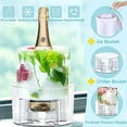 thumbnail image 6 of Ice Molds, Ice Bucket, Ice Mold Wine Bottle Chiller, DIY Champagne Cocktails Clear Bucket Freezer Chiller, Any Floral or Fruits Decoration for Party, Wedding and Celebration, Beautiful with Creative, 6 of 7