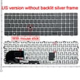 thumbnail image 1 of SP/US/RU pour HP EliteBook EliteBook 850 G3 850 G4 755 G3 ZBOOK 15U G3 G4 US Sans Rétroéclairage Clavier d'Ordinateur Portable Anglais US Sans Rétroéclairage, 1 of 6