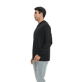 thumbnail image 4 of Zfeel Hooded Pullover for Men, Men's Active Hoodie, Moisture-Wicking & Lightweight, Black, XL, 4 of 5