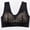 Black, variant on KBODIU Everyday Bras for Women, Plus Size Comfort Bras, Women's Ultimate Lift Wirefree Bra Lace Patchwork Bra One-Piece Bra Everyday Underwear Bras No Underwire Gray