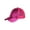 Hot Pink, variant on Glitter Pony Tail Outlet Mesh Adjustable Hat, Hot Pink