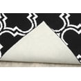 thumbnail image 3 of Garland Rug Silhouette 5 ft. x 7 ft. Area Rug Black/White, 3 of 5