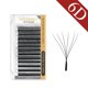 thumbnail image 1 of NAGARAKU Floración automática W Shape Bloom 3D 4D 5D 6D Premade Fans Extensiones de pestañas Natural Soft Light Full Dense Dengxun unisex, 1 of 2