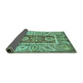 thumbnail image 2 of Ahgly Company Indoor Rectangle Oriental Turquoise Blue Traditional Area Rugs, 8' x 10', 2 of 4
