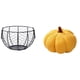 thumbnail image 1 of Cesta De Alambre Para Guardar Huevos, Cesta Tejida De Alambre De Hierro, Cesta Rústica Para Frutas Y Verduras, Para Encimera De Cocina, Baño, Almohadas De Calabaza De Halloween, Cojín, 1 of 8