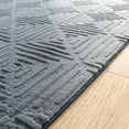 thumbnail image 3 of Washable Area Rug with Geometric Pattern and High-Low Effect, 3 of 5