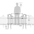 thumbnail image 3 of 30in H x 62in W (1 Gate) No Dig Zippity Madison Gate Kit, White Vinyl Picket Fence Gate Kit for Madison Fence Panels, Child or Dog Gate for Backyard, Patio, Outdoor, or Garden Fence, ZP19028, 3 of 9