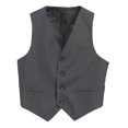 thumbnail image 3 of Boltini Italy Kids Formal Boys Suit Set - 5PC- Jacket, Shirt, Tie, Vest, Pants (Charcoal, 12), 3 of 5