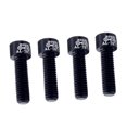 thumbnail image 1 of 4 unids carretera bicicleta manillar husillo tornillo aleación de aluminio m5 * 17mm pernos negro Sunnimix Tornillos de vástago de bicicleta, 1 of 8