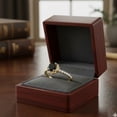 thumbnail image 3 of Mauli Jewels 1.25 Carat Black Diamond Engagement Ring for Women – Wedding Ring in 14K Yellow Gold, 3 of 7