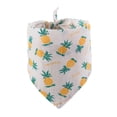 thumbnail image 1 of Methold Bufanda de baba Triangular con estampado de frutas, algodón, mantenimiento del calor, toalla decorativa ajustable para mascotas, suministros de Type2 NO2 Methold PT003848-02, 1 of 6