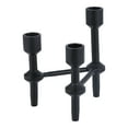 thumbnail image 6 of Better Homes & Garden 6" Black Cast Iron Pillar Taper Candle Holder Candelabra, 6 of 14