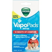 Vicks Vapo Pad Family Pack, Scent Pads, 12 ea (Pack of 2)