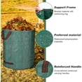 thumbnail image 3 of Lawn And Leaf Bags, Reusable Yard Waste Bags with Handle, Garden Bags With Gardening Gloves, Yard Recycling Bag, 3 of 4