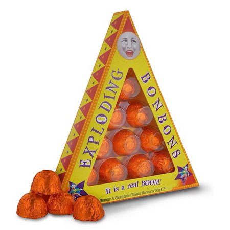 Studios Wizarding World of Park Honeydukes Emporium Exploding Bon Bons Orange & Pinapple Flavoured 3.25 Oz Candy