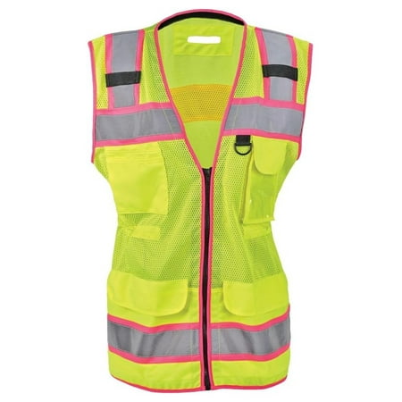 

Xie Kun Women s High Visibility Safety Vest with Trim Type R Class 2 SAFEGEAR