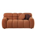 thumbnail image 5 of Unbranded Modern ergonomic marshmallow sofa for living room 2 Seats - Light Brown, 5 of 5