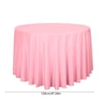 thumbnail image 3 of VOTRUDI Round Satin Tablecloth Fabric Round Table Cover Wrinkle Table Cloth For Wedding Banquet Party Home Dining Table Decor 47.24×47.24in, 3 of 6