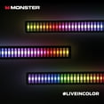 thumbnail image 4 of 2-Pack Monster Sound-Reactive Rechargeable Customizable Multicolor LED Light Bars, 4 of 8