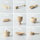 thumbnail image 3 of Herramientas sensoriales de Ginkgo azul  Juguetes Waldorf de aprendizaje de habilidades motoras finas Montessori para niños pequeños y niños, juego de simulación  Juego de cocina de madera de 9 piez, 3 of 5