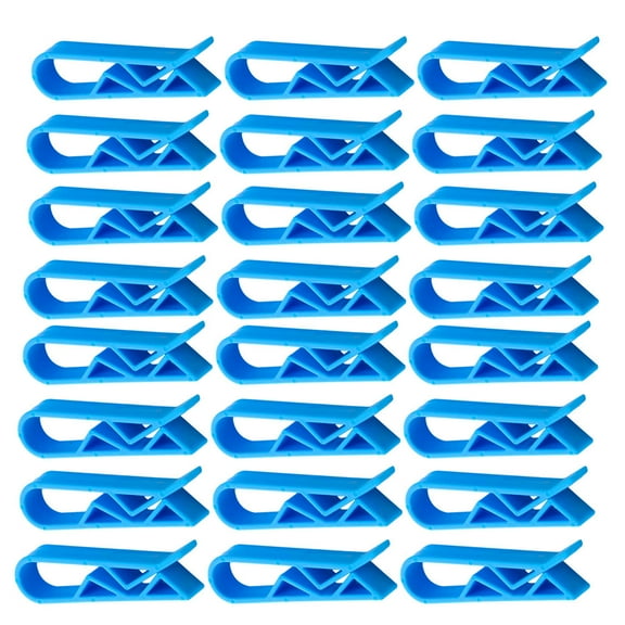 Hemoton 40 Pcs Plastic Garbage Bag Clips For Kitchen And Washroom Use Heavy Duty Bag Holders To Prevent Convenient Trash Can Fixing Clamps