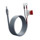 thumbnail image 5 of Arnés de cableado de cable de alimentación 18AWG DC Cable de alimentación de goma Mini DC 30 a Cable de alimentación de DC para la iluminación del 3M, 5 of 10