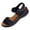 Navy, variant on Womens Orthopedic Walking Sandals Comfortable Arch Support Platform Wedge Thick Memory Foam Cushion Sport Plantar Fasciitis Shoes Ankle Strap Casual Summer Beach Shoes Brown 7.5 Wide