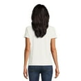 thumbnail image 3 of Champion Auto Women's Winter White Polyester Short Sleeve T-shirt, 3 of 5