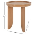 thumbnail image 3 of SAFAVIEH Malyn contemporary Round Accent Table, Sand (18.1 in. W x 18.1 in. D x 19.7 in. H), 3 of 9