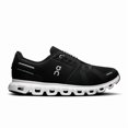 thumbnail image 1 of On Men's Cloud 6 Black White Running Shoes, 1 of 6