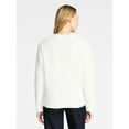 thumbnail image 4 of Time and Tru Women's Pullover Chenille Top with Long Sleeves, Sizes XS-XXXL, 4 of 6