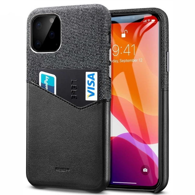 Funda ESR Metro Wallet para iPhone 11 PRO Negra Cartera Metro Wallet