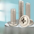 thumbnail image 1 of Tornillo de cabeza cruzada niquelado PWM con mango acolchado, tornillo de chasis, tornillo de cabeza plana, tornillo para máquina M2/M3/M4/M5, 1 of 1