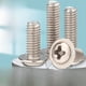 thumbnail image 1 of Tornillo de cabeza cruzada niquelado PWM con mango acolchado, tornillo de chasis, tornillo de cabeza plana, tornillo para máquina M2/M3/M4/M5, 1 of 2