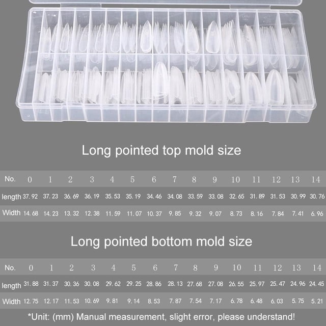 SharkTRUE High-Quality, Stylish Coffin Nail Extensions Set: 240Pcs, Easy Use, Wide Compatibility