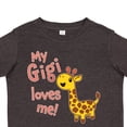 thumbnail image 4 of Inktastic My Gigi Loves Me- Cute Giraffe Boys or Girls Toddler T-Shirt, 4 of 5