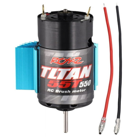 550 Brushed Motor with Heat Sink for 1:10 RC Crawler Axial SCX10 AXI03007 JL 90046 Slash TRX4 TRX6 55T