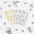 thumbnail image 3 of Moncolis 6 Sheets Christmas Glitter Stickers Self-Adhesive Gold + Silver Star Stickers for DIY Crafts Envelopes Cards Gifts Christmas Holiday Decoration, 3 of 6