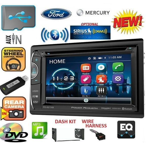 FORD MERCURY Bluetooth CD DVD USB AUX VIDEO CAR Radio Stereo OPTIONAL SIRIUSXM