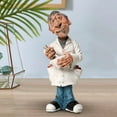 thumbnail image 4 of Modern Doctor Statue Small Figurine Art Crafts Decorative Collectible Sculpture for Home Bedroom Bookshelf Desk Office Decor , 6.5cmx6.5cmx15.5cm, 4 of 8