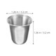 thumbnail image 2 of HAMPPLIES 12Ud Tazas De Acero Inoxidable Para Con Material Duradero Y Uso En Ceremonias Religiosas, 2 of 8