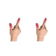 thumbnail image 3 of Moyic 2 piezas juegos móviles guantes con mangas para los dedos pantalla táctil portátil nailon cómodo controlador de juegos cubiertas de mano rojo Rouge 2piezas, 3 of 6