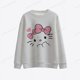 thumbnail image 3 of Sudadera con capucha para mujer, diseño de Hello Kitty, bonita, para primavera, otoño e invierno, informal, con dibujos animados, 3 of 5