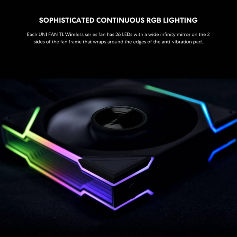 Lian-Li UNI FAN TL Wireless 120mm ARGB Case Fan with Controller