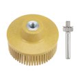 thumbnail image 4 of Unique Bargains 2Inch 80 Grit Abrasive Coating Removal Bristle Disc with 1/4 Inch Shank, Yellow, 4 of 7