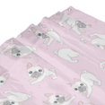 thumbnail image 4 of Shower Curtain, Cute French Bulldog Pink_B Waterproof Fabric Plastic Shower Curtain, Drying Fast Bathroom Curtain with 9 Buttonholes, Ruffle Shower Curtain 60x72in, 4 of 8