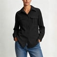 thumbnail image 1 of Neewe Women's Classic Plain UPF 50 Long Sleeve Sun Protection Shirts Safari Fishing Hiking with Pocket, 1 of 8