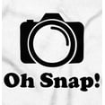 thumbnail image 2 of Oh Snap Camera Snapshot Cute Hobby Womens Slim Fit Graphic Tee Brisco Brands L, 2 of 5