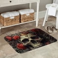thumbnail image 7 of Logiee Classical Rose Crown Skull Print Welcome Mats for Entryway,Door Mat for Front Door,Entry Mat,Doormat for Garden, Garage, Patio, Home, Porch Decor, 7 of 7