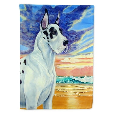 Caroline's Treasures Great Dane Pot Holder Set - Insulated Quilted Fabric Potholders, 7.5" X 7.5"